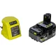 Ryobi ONE+ RCS1830-140B Cordless Chainsaw, 18 V, 30 cm, 4.0 Ah