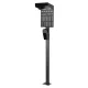 Maclean MCE456 Steel EV and PHEV Car Charger Stand, 15kg Max, Black