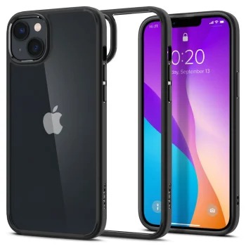 Spigen Ultra Hybrid Case for iPhone 14 Plus, Matte Black