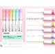 Pattern Marker Pens for Journaling and Crafts, Set of 6