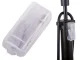 Universal foot pump with pressure gauge for car and bicycle tires