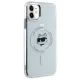 Karl Lagerfeld IML Metal Choupette Head MagSafe iPhone 11 / Xr Case - White