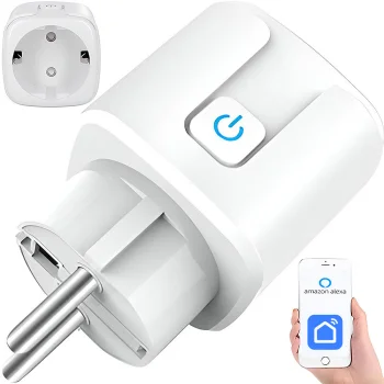 Smart WiFi Power Plug with Timer, 16A