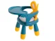 Kids Feeding and Play Chair with Table, Yellow/Blue