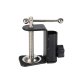 LED Desk Lamp with Magnifying Glass, Adjustable Arm and USB Power, Black