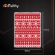 Ruhhy Christmas Blanket 130x170 cm, White/Red