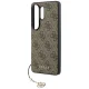 Guess 4G Classic Logo Charm MagSafe Case for Samsung Galaxy S26 Ultra - Brown