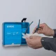 uvex Glasses Cleaning Station, Blue