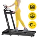 4Fizjo TM PURE Folding Treadmill for Home / Under Desk, Black