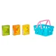 Kids Picnic Basket with Play Food, Fast Food Pizza and Burger