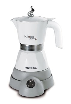 Ariete Elektriskais Kafijas Automāts Espresso Moka, balts | Electric Coffee Maker