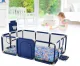 Large Safety Children\'s Playpen / Dry pool / Playground 235x129cm, Blue