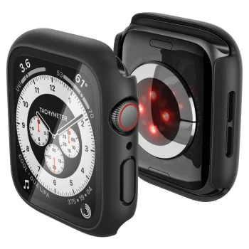 Dėklas Spigen Thin Fit 360, skirtas Apple Watch 44mm, juodas