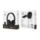 Devia EarBass Pro1 Wireless Over-Ear Headphones with ANC, Black