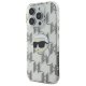Apple iPhone 16 Pro Max 6.9\'\' Karl Lagerfeld IML Karl Head Electroplated Cover Case, Clear