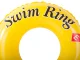 Kids\' Inflatable Swim Ring 45 cm (Random Color)