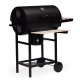 Charcoal Garden Grill with Lid and Thermometer MultiGarden