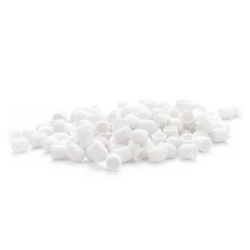 Exo Hard Cap Abrasive Caps 10 mm 60 Grit 100 Pcs, White