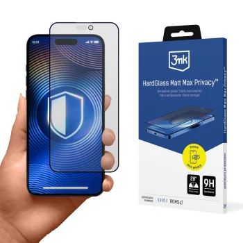 3mk HardGlass Matt Max Privacy Tempered Glass for Apple iPhone 14 Pro Max