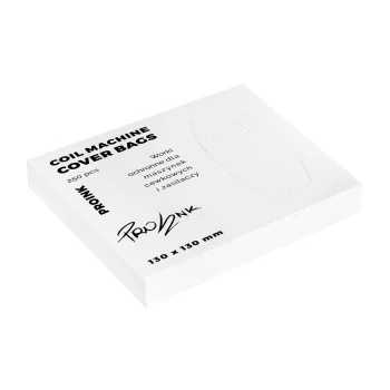 PRO INK Square Protective Covers for Coil Tattoo Machines, 250 pcs