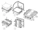 Surface Mount Hermetic Installation Box 190x197x90mm IP65, Light Gray