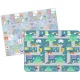 NICEKIDS Double-sided Foldable Foam Play Mat Pad Rug for Children, City/Alphabet, 200x150cm