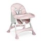 Ricokids Milo 3-in-1 Convertible High Chair with Table, Pink