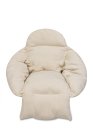 Luaro XXL Cushion for Stork Nest Hanging Swing, Ecru