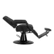 Barber Chair Gabbiano Bruno, Black with Black Base