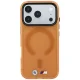 BMW M IML Frosted Metal Logo MagSafe Case for iPhone 17 / 18 Pro Max - Orange