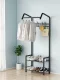 Freestanding Clothes Rack with 2 Shoe Shelves, 165x60cm