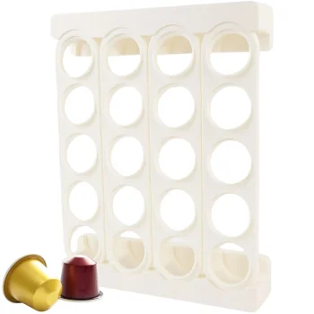 Coffee Capsule Holder and Organizer, White, 20 pcs