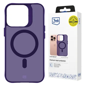 3mk Smoke MagCase for iPhone 16 Pro Max, Purple Translucent