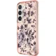 Guess Samsung Galaxy S23+ S916 Case Flower Collection Pink