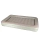 Kids Inflatable Air Mattress Bed with Pump, 140x90 cm, Light Grey
