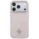 Guess Stripe Peony 4G Logo MagSafe Case for iPhone 17 / 18 Pro Max - Pink