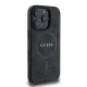 Guess 4G Ring Classic Logo MagSafe Case for iPhone 16 Pro Max, Black