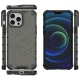 Honeycomb Armor Case for iPhone 13 Pro Max with TPU Bumper, Black