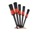 Car Detailing Brush Set with Microfiber Towel, 5 Pieces