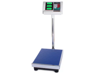 Electronic Platform Scale 100kg/20g, Silver/Blue