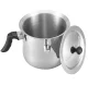 Milk Boiling Pot 0.8L with Whistle and Lid