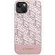 Guess iPhone 14 Plus Case GCube Stripes MagSafe, Pink