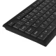 Wireless Keyboard and Mouse Combo NanoRS RS580, 2.4 GHz, 1200 DPI, Black