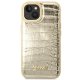 Guess Croco Collection Case for iPhone 14 Plus - Gold