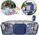 Large Safety Children\'s Playpen / Dry pool / Playground 235x129cm, Blue