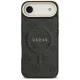 Guess iPhone 17 Air Case 4G PU Classic Logo MagSafe, Black