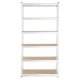 Складской металлический стеллаж ModernHome 222x110x50 см 6 полок 1050 кг