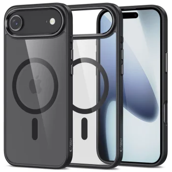 Tech-Protect MagFlex MagSafe Phone Case Cover iPhone 17 Air - Clear Black