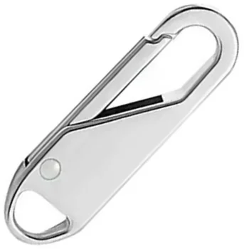 Zipper Pull Replacement Tab Slider Repair Kit, Silver