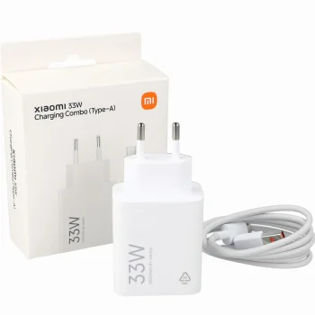 Xiaomi MDY-16-EF 33W USB-A Wall Charger with USB-C Cable - White